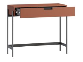 Консоль Лигес 93x40 Терракотовый/Черный