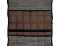 Сумка для 12 ножей с замком KTB, коричневая