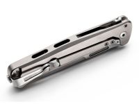 Складной нож LionSteel Skinny Titanium, сталь MagnaCut, рукоять титан, серый