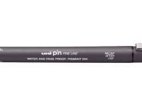 Линер UNI PIN brush 200 (S) кисть, темно-серый