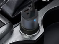 Автомобильное зарядное устройство Deppa (11221) Car Charger 3хType-C/65W (серый)