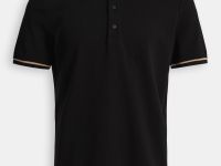 Поло с контрастной отделкой