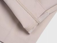 Зауженные прямые брюки, Бежевый