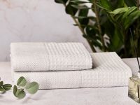 Полотенце махровое Cecile, серое