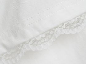 Лонгслив с принтом для девочек, Белый