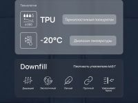 Утепленная куртка с капюшоном