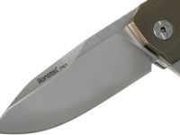Нож складной LionSteel ROK B, сталь Bhler M390 Satin Finish, рукоять титан, бронзовый цвет