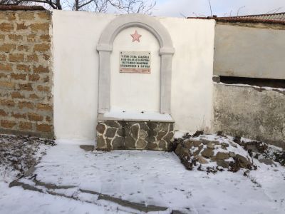 Место расстрела большевиков, красноармейцев и партизан