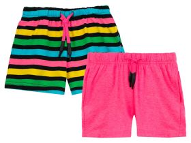 Шорты трикотажные для девочек, 2 шт в комплекте