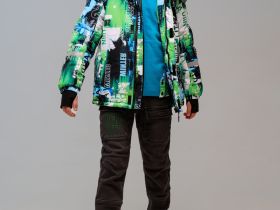 Куртка текстильная с полиуретановым покрытием для мальчиков