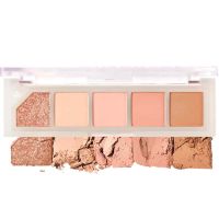 Компактная нюдовая палетка теней для век Unleashia Mood Shower Face Palette 02 Rose Shower