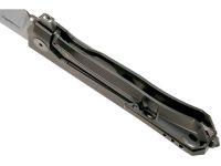 Складной нож LionSteel MT01 GY, сталь M390, рукоять Grey titanium