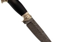 Нож Зенит, сталь дамаск, рукоять граб