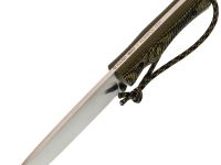 Нож Pocket Wolf Универсал конвекс, сталь AUS10Co, рукоять G10, желтый