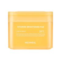 Осветляющие тонер-пэды с комплексом витаминов Mediheal Vitamide Brightening Pad