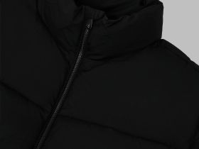 Утепленная куртка с воротником-стойкой