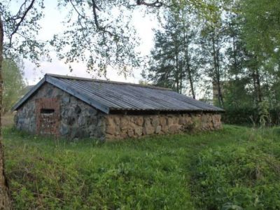Бензохранилище, где в январе 1942 года были замурованы советские люди