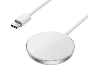 Беспроводное зарядное устройство WIWU Q12 15W для смартфона/AirPods (Wi-W029) (белый)