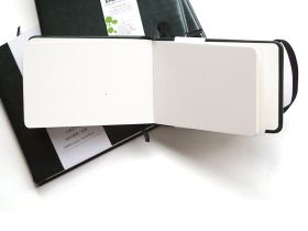 Скетчбук для акварели Baohong 9х14 см 24 л 300 г, хлопок, среднезернистая