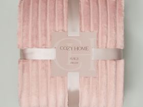 Плед Soft strip, розовый