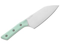 Нож кухонный Сантоку Microtech Santoku Knife 6', сталь M390MK, рукоять G10, бирюзовый
