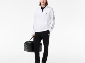 Мужская толстовка Lacoste стандартного кроя из хлопка на молнии