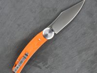Складной нож Перемен Лисичка, сталь 8Cr14MoV, рукоять FRN, оранжевый