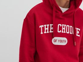 Худи с вышивкой для мальчиков, Красный