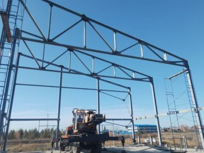 Строительная готовность спортзала в поселке Кысыл-Сыр составила 22%