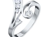 Классическое кольцо из белого золота с бриллиантами э0901кц05102000