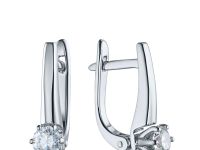Серьги из белого золота э4712сг03220202