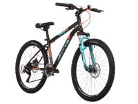 Подростковый велосипед Novatrack Battler 24 Disc, год 2023, цвет Красный, ростовка 12