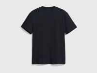 Футболка в рубчик, Черный