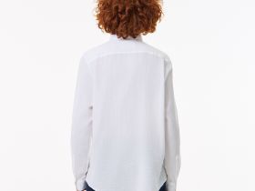 Мужская хлопковая рубашка Lacoste