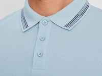 Поло из хлопка с коротким рукавом