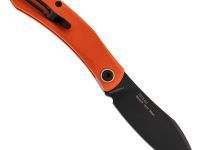 Складной нож Sanrenmu 7315-GJ, сталь 12С27, рукоять G10, оранжевый