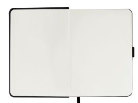 Скетчбук Гамма "Студия" А5 100 л 110 г, черный, твердая обложка, на резинке, слоновая кость