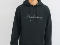 Худи с принтом, Черный