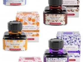 Чернила ароматизированные в банке Herbin, 30 мл, Красный, Роза