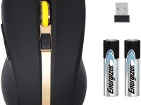 Беспроводная мышь Оклик 495MW Чёрная / Золотистая