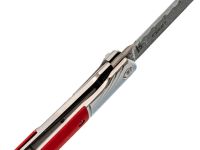 Складной нож Viking Nordway K633-3, сталь дамаск, рукоять G10, оранжевый