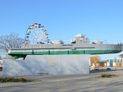 Бронекатер Б-162 "Ейский патриот", построенный в годы Великой Отечественной войны на средства трудящихся города Ейска и района
