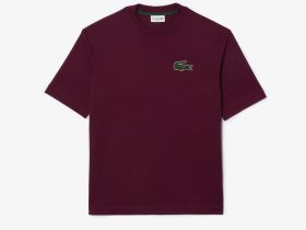 Футболка Lacoste оверсайз унисекс из органического хлопка