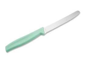 Нож кухонный Boker Sandwich Knife Mint Green, нержавеющая сталь, рукоять ABS-пластик, мятный