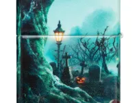 Зажигалка ZIPPO Graveyard с покрытием 540 Matte, латунь/сталь, разноцветная