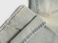 Джинсы Wide leg для девочек, Голубой