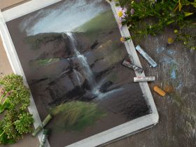 Пастель художественная сухая "Мастер-Класс" Зеленая яркая