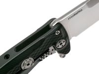 Нож складной LionSteel SR22A BS Mini, сталь Uddeholm Sleipner® Satin Finish, рукоять алюминий (Solid®), чёрный