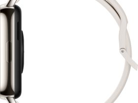 Умные часы Xiaomi REDMI Watch 5 Lite Золотистые, с бежевым ремешком