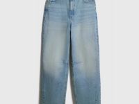 Джинсы Balloon со средней посадкой, Голубой